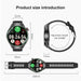 GPS IP68 waterproof Smartwatch – AMOLED Display with Bluetooth Calling SF