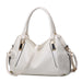 Ladies Faux Leather Hobo Handbag – Soft Slouchy Designer Tote Shoulder Bag SF