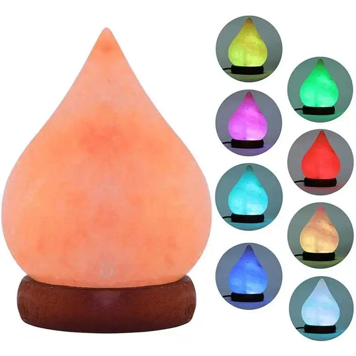 Himalayan Salt Lamp – Color-Changing LED with USB & Natural Air Purification