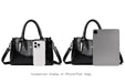 Casual Tote Shoulder & Crossbody Bag – Versatile, Soft PU Leather with Sequined Design - Samanta Factory