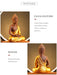 Ceramic Sakyamuni Buddha Incense Burner with LED Light - Samanta Factory
