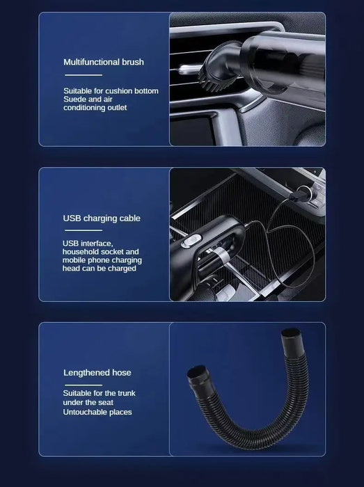 Handheld Vacuum Cleaner – High Suction Wireless Cleaning Samanta Factory