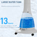 Misting Fan – Ultrasonic Atomization with 3-Speed Control & Remote SF