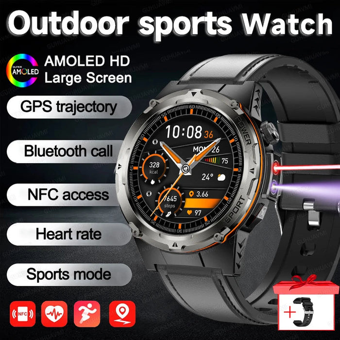 Outdoor Sports Smartwatch – 1.39″ AMOLED, GPS & Swimming Mode SF