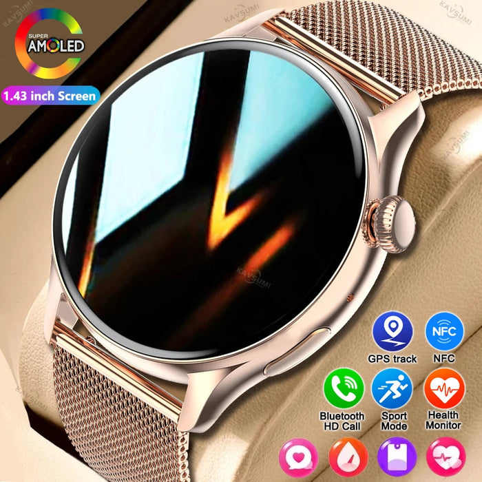 Smart Watch – AMOLED Display with Bluetooth Calling SF