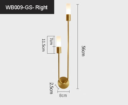 LED Wall Light – Modern Indoor Wall Sconce with 3-Colour Temperature for Bedroom & Hallway SF