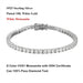 EWYA D Color Moissanite Tennis Bracelet 925 Silver 18K Gold - Samanta Factory