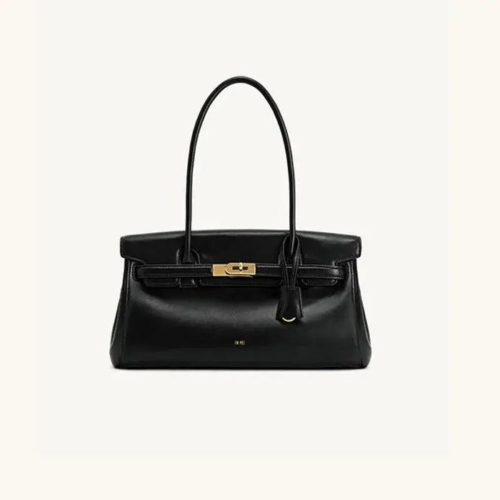 Leather Baguette Bag – Women’s Elegant Shoulder Handbag SF