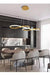 Modern LED Pendant Light – Iron Finish with Remote Dimming - Samanta Factory