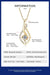 Moissanite Pendant Necklace – D Color VVS1 Twisted Design SF