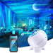 Galaxy Projector with Northern Lights, Moon & Bluetooth Speaker – Night Light for Bedroom

