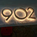 LED House Number Light – Outdoor Waterproof Illuminated Stainless Steel Address Plaque SF