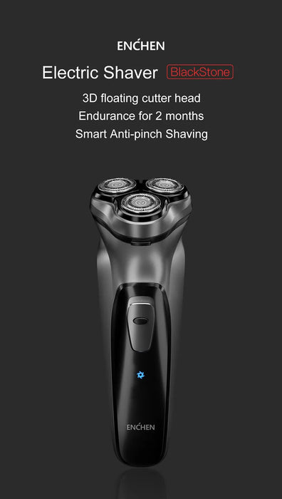 Electric Shaver for Men – 3D Floating Heads with Auto-Grinding Blades & Smart ESM System