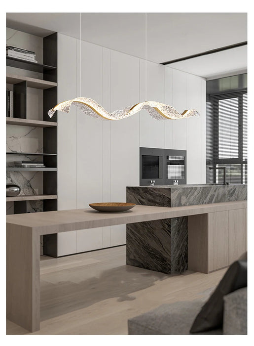 Modern LED Pendant Light – Smart Dimmable with Remote Control SF