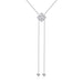 Moissanite Necklace – Full Round-Cut Sparkle in 925 Sterling Silver SF