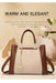 Designer Inspired PU Leather Shoulder Bag – Luxury Casual Tote for Women - Samanta Factory