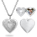 Custom Photo Locket Necklace – Personalized Heart Pendant for Men/ Women SF