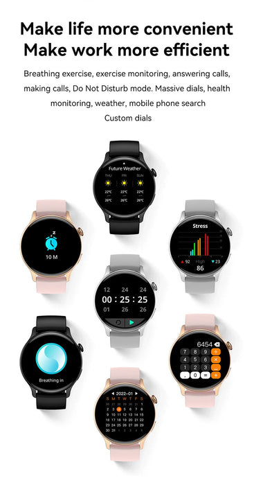 Smart Watch – AMOLED Display with Bluetooth Calling SF