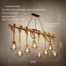 Wrought Iron Chandelier – Multi-Head Vintage Pendant Light for Restaurants & Hotels - Samanta Factory