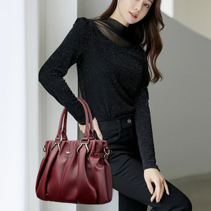 Luxury Casual Tote Bag for Women – High-Quality Soft Leather Designer Handbag & Purse - Samanta Factory
