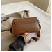 Women’s PU Saddle Bag – Stylish Hasp Closure & Interior Zipper Pocket - Samanta Factory