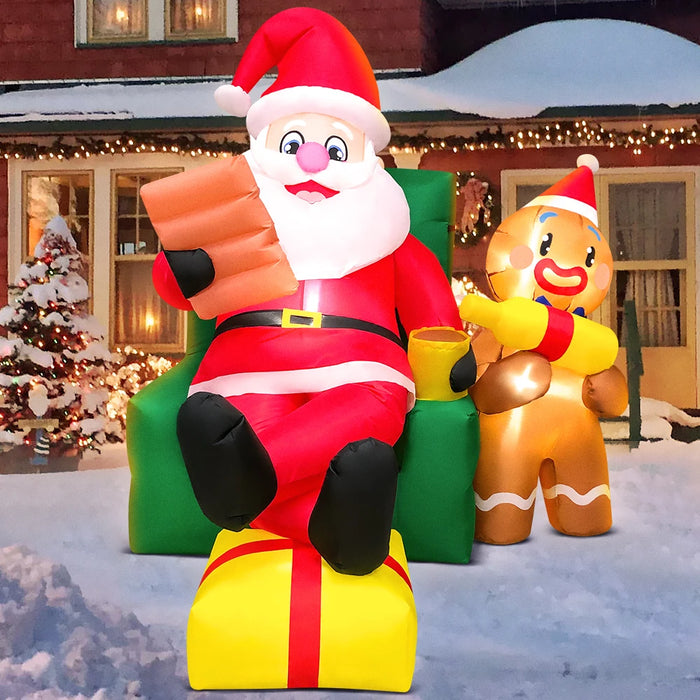 Inflatable Santa Claus Decoration – Outdoor Christmas Yard Display