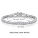 Luxury D Color Round Cut Bracelet for Men & Women - Samanta Factory
