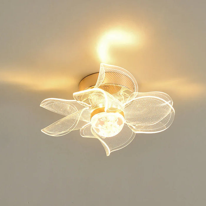 Crystal Pendant Light – Modern Loft Hanging Lamp with Iron & Glass Design