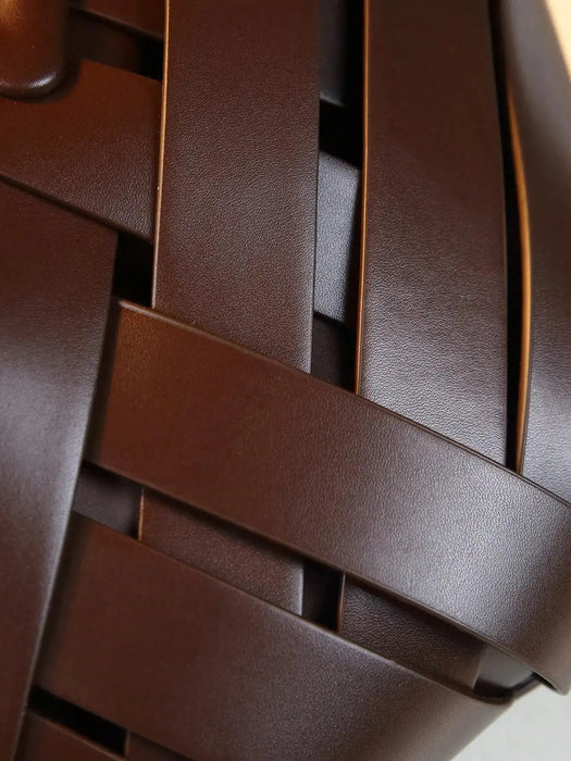 Woven Design Women Handbag, Tote Basket Bag, High-End Niche Inverted Triangle Shaped Fashion Commuter Bag, Casual Style SF