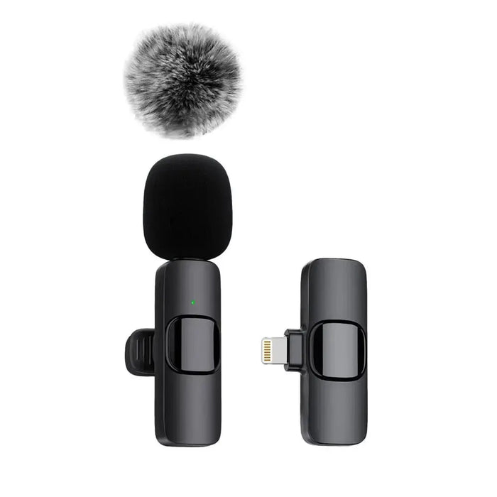 Xiaolo Wireless Lavalier Microphone – Plug & Play Mini Mic for iPhone, Android, Laptop - Samanta Factory