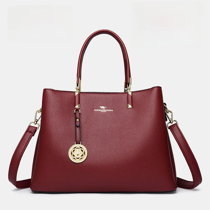 Elegant Commuter Tote Bag – Spacious Unisex Handbag with Detachable Strap - Samanta Factory