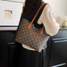 Luxurious Women’s Leather Shoulder Bag – Stylish Microfiber Synthetic Leather Casual Tote - Samanta Factory