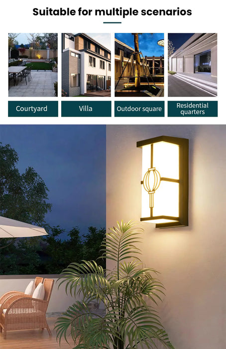 Modern LED Wall Light with Radar Motion Sensor – 16W/30W Waterproof IP55 ABS Lamp for Indoor & Outdoor Lighting - Samanta Factory