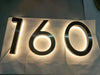 LED House Numbers – Backlit Stainless Steel Address Sign SF