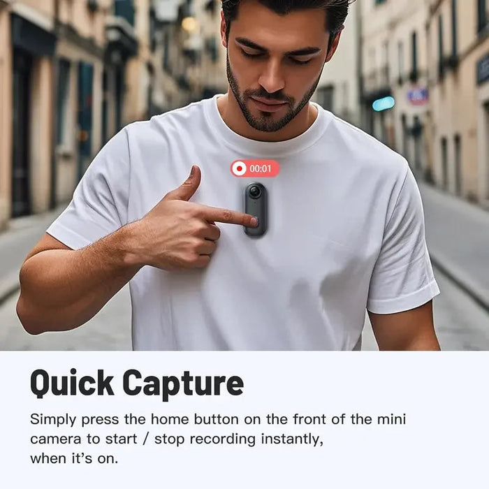 Mini Body Camera – Hands-Free Full HD Recording Samanta Factory