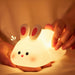 Cute Rabbit Night Light Silicone Lamp – Touch Sensor Soft LED Kids Sleep Light SF