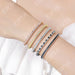 EWYA D Color Moissanite Tennis Bracelet 925 Silver 18K Gold - Samanta Factory