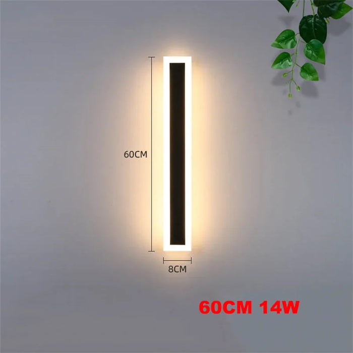 Waterproof LED Wall Light – IP65 Outdoor Strip Lamp for Garden, Patio & Corridor
