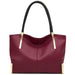Leather Tote Bag – Soft Casual Shoulder Handbag for Women - Samanta Factory
