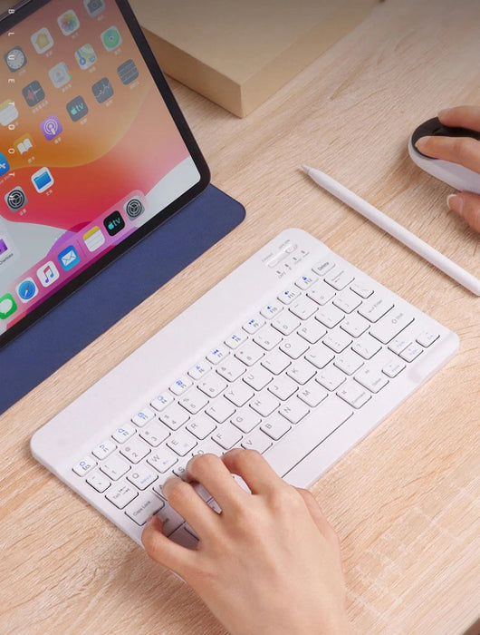 Magnetic Tablet Keyboard – Wireless Bluetooth for 10–11.5" iPad, Android & Tablets SF