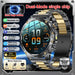 Bluetooth calling smartwatch with AMOLED display, GPS tracking, and health monitoring features