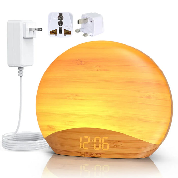 Sunrise Alarm Clock & Sound Machine – All-in-One Sleep Aid with Nature Sounds & Gentle Wake-Up Light
