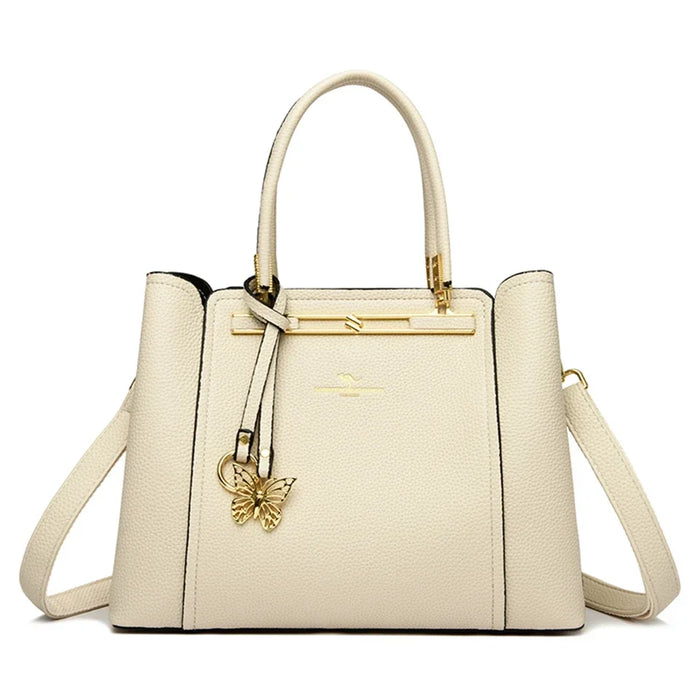 Women’s Tote Bag – Soft Microfiber Leather Casual Handbag with Zipper Closure - Samanta Factory