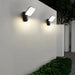 Outdoor LED Wall Lamp with PIR Motion Sensor – Waterproof IP65 12W Aluminum Light for Porch & Garden - Samanta Factory