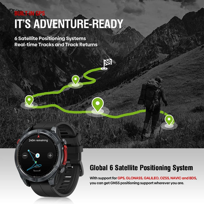 GPS Smartwatch – Sports & Health Tracking Power SF