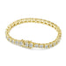 Moissanite Cuban Link Bracelet – 925 Sterling Silver with Certificate - Samanta Factory
