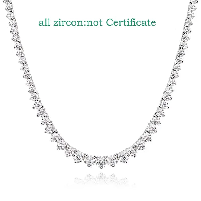 Moissanite Pendant Necklace – D-Color VVS1 Water Drop in 925 Sterling Silver