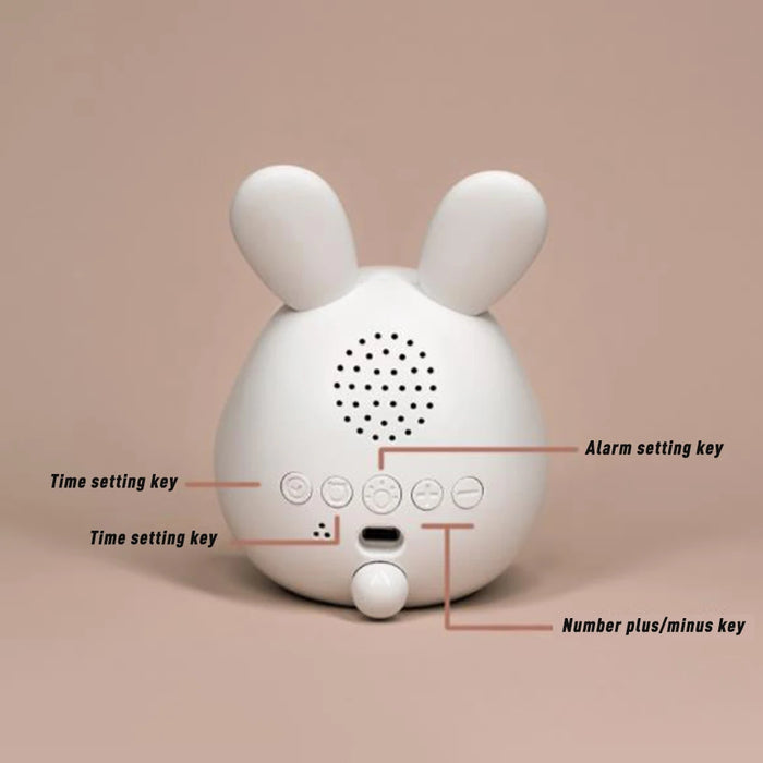 LED Cartoon Alarm Clock – Digital Display with Voice Control & Rechargeable Batter