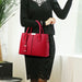 Ladies Large Tote Bag – Square Shoulder Bag, PU Leather Handbag & Crossbody for Women - Samanta Factory
