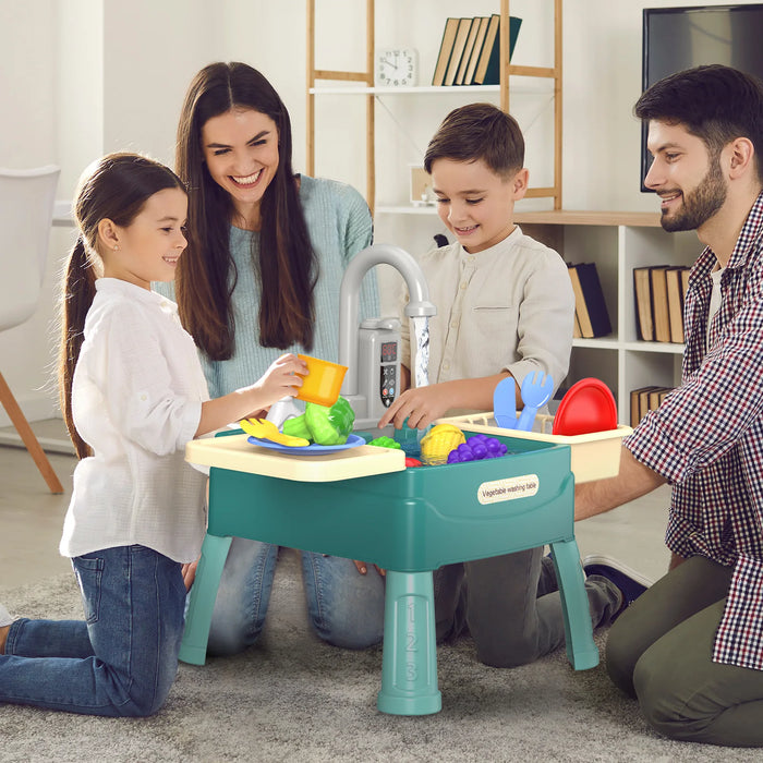 Kids Kitchen Toys Set – Realistic Plastic Cooking Playset for Ages 3–12